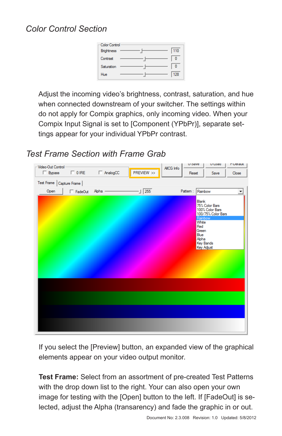 Compix Analog User Manual | Page 8 / 16