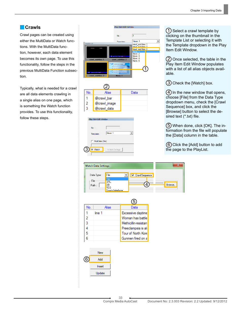 Compix AutoCast 3.1 User Manual | Page 31 / 49