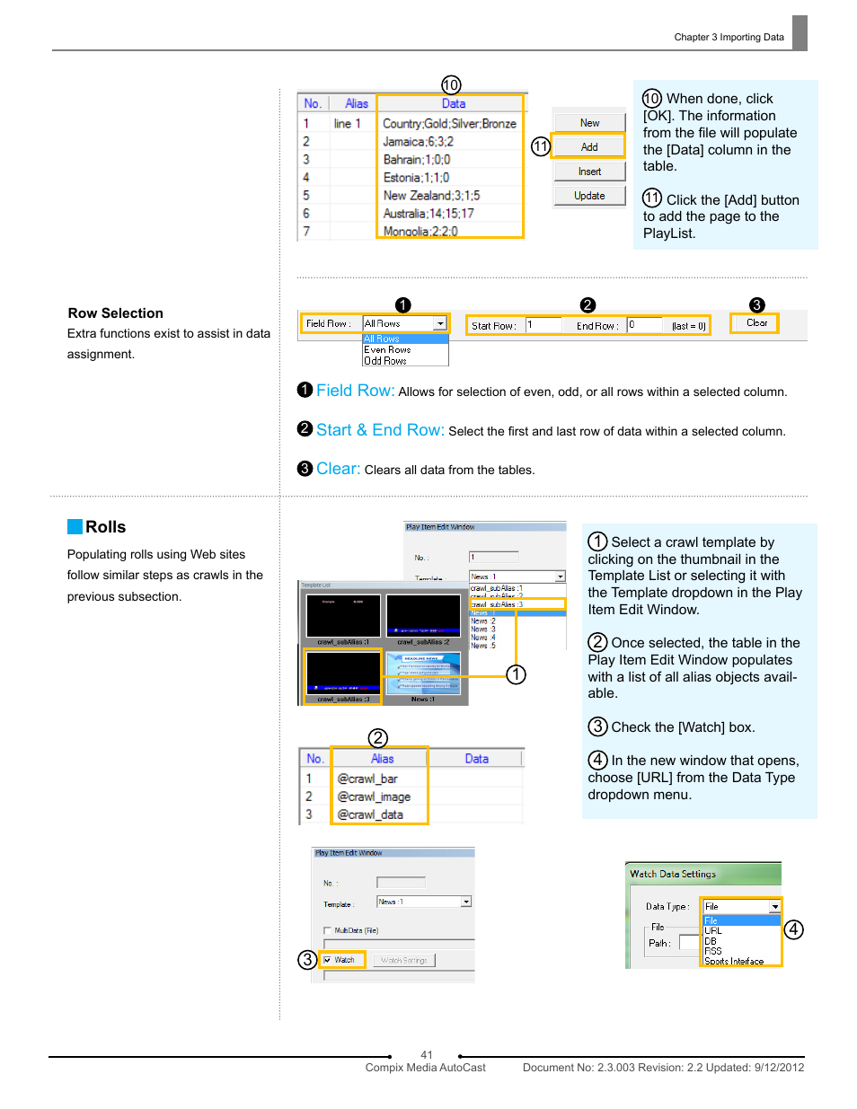 Compix AutoCast 3.1 User Manual | Page 39 / 49