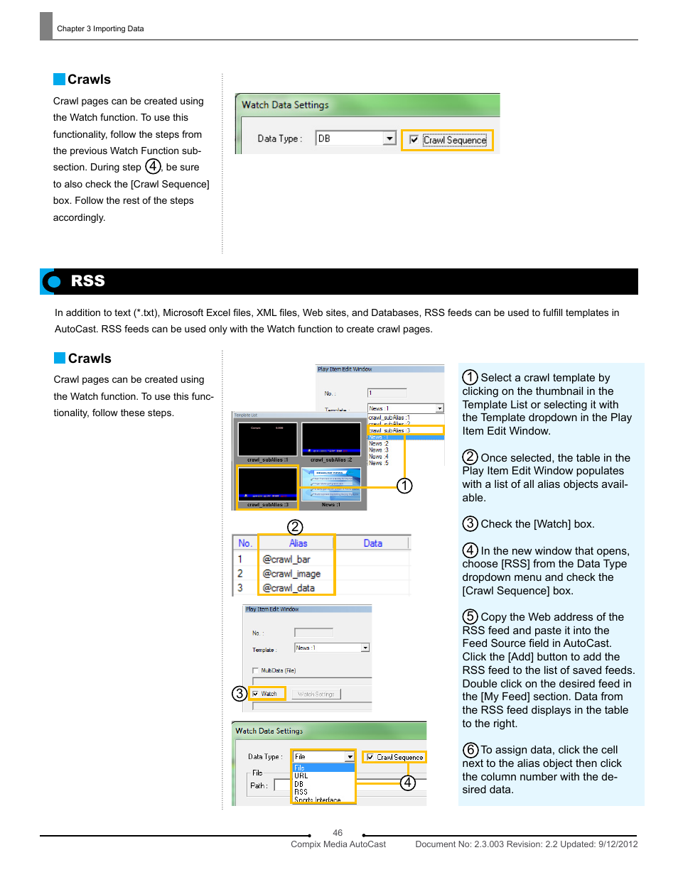 Compix AutoCast 3.1 User Manual | Page 44 / 49