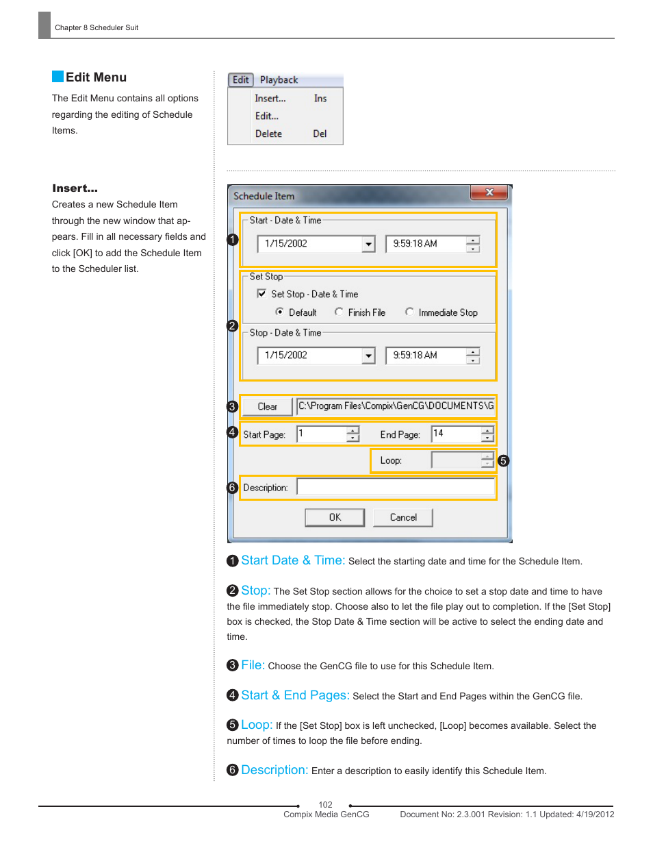 Compix GenCG 5.5 User Manual | Page 102 / 109