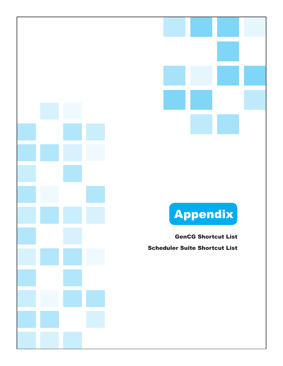 Appendix | Compix GenCG 5.5 User Manual | Page 105 / 109