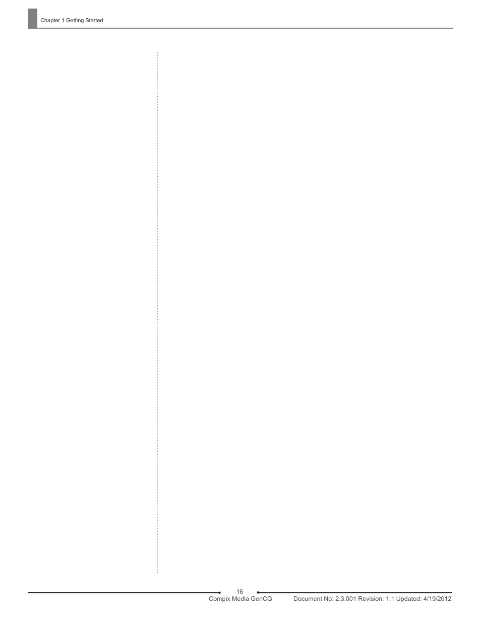 Compix GenCG 5.5 User Manual | Page 16 / 109