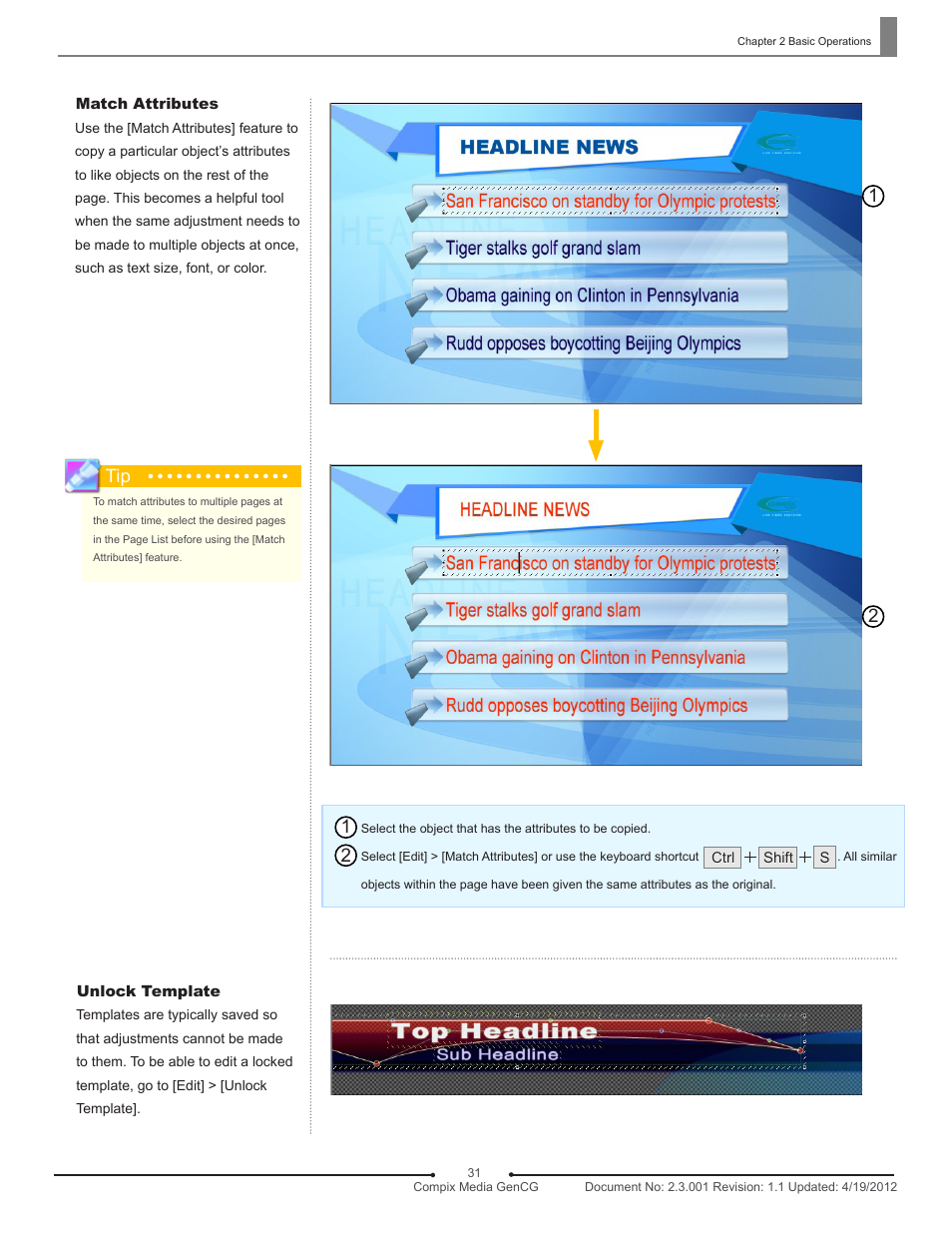 Compix GenCG 5.5 User Manual | Page 31 / 109