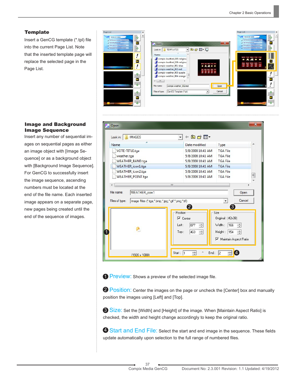 Compix GenCG 5.5 User Manual | Page 37 / 109