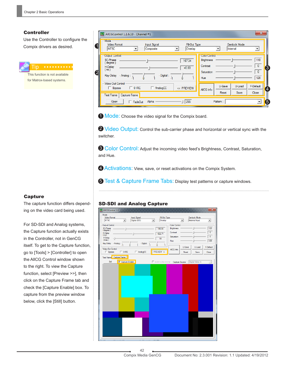 Compix GenCG 5.5 User Manual | Page 42 / 109