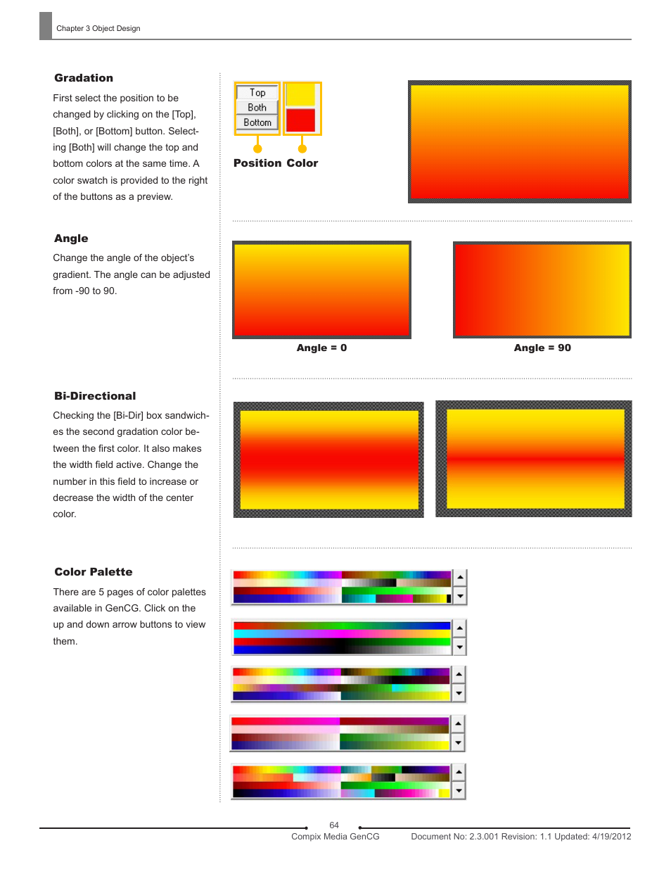 Compix GenCG 5.5 User Manual | Page 64 / 109
