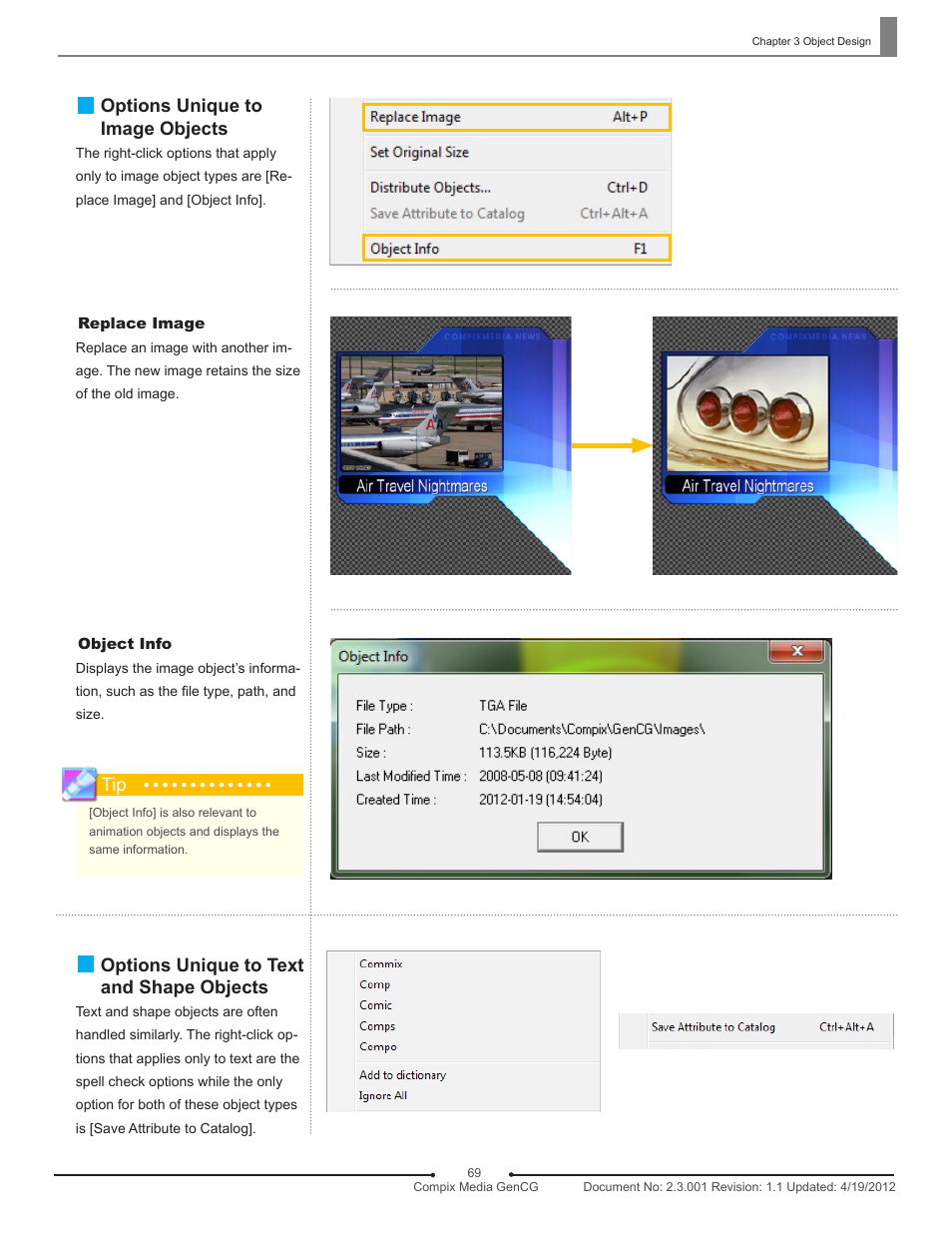 Compix GenCG 5.5 User Manual | Page 69 / 109