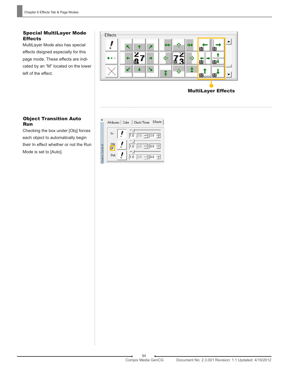 Compix GenCG 5.5 User Manual | Page 94 / 109