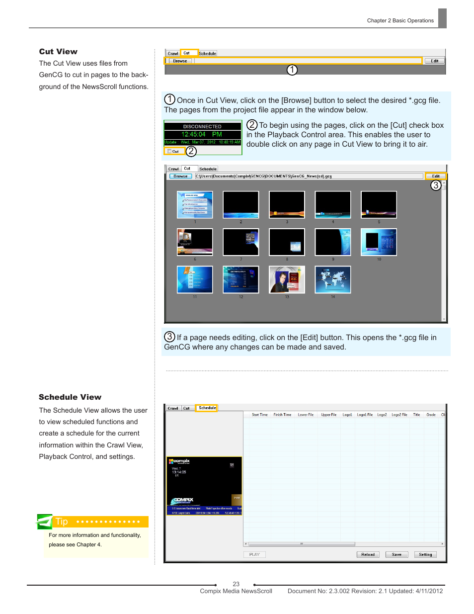 Compix NewsScroll 4.1 User Manual | Page 23 / 56