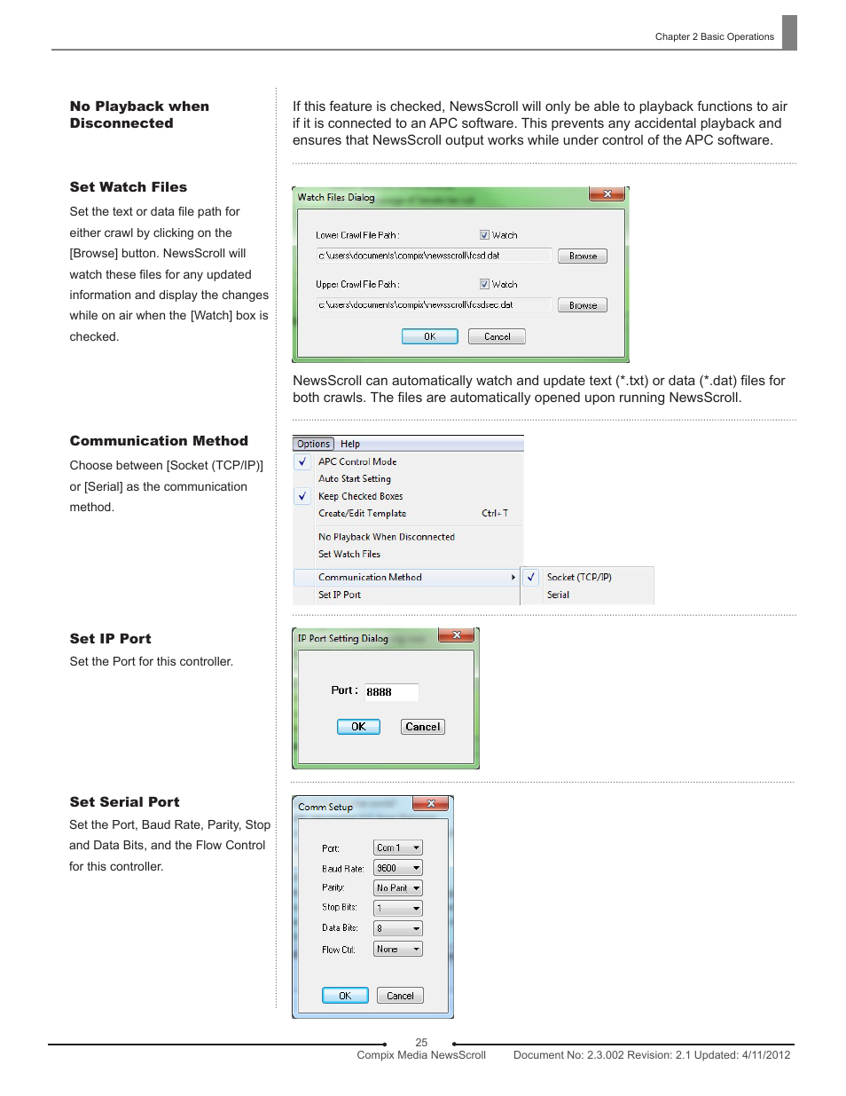 Compix NewsScroll 4.1 User Manual | Page 25 / 56