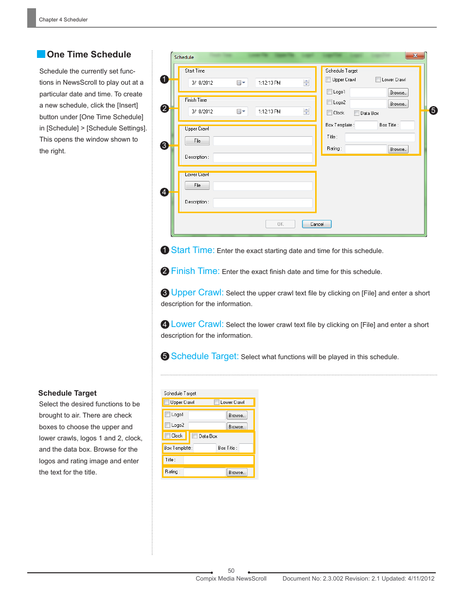 Compix NewsScroll 4.1 User Manual | Page 50 / 56