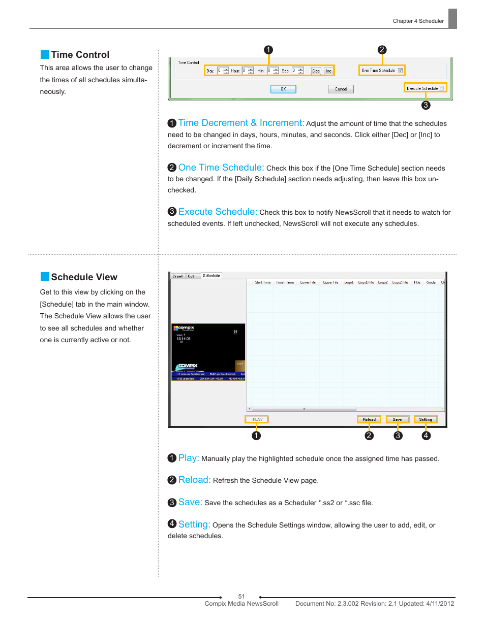 Compix NewsScroll 4.1 User Manual | Page 51 / 56