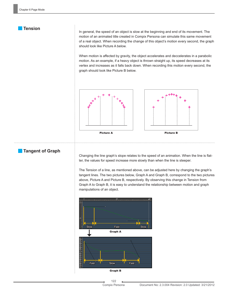 Tension tangent of graph | Compix Persona User Manual | Page 122 / 209