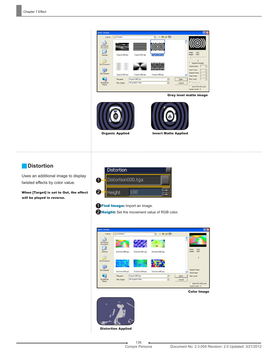 Distortion | Compix Persona User Manual | Page 136 / 209