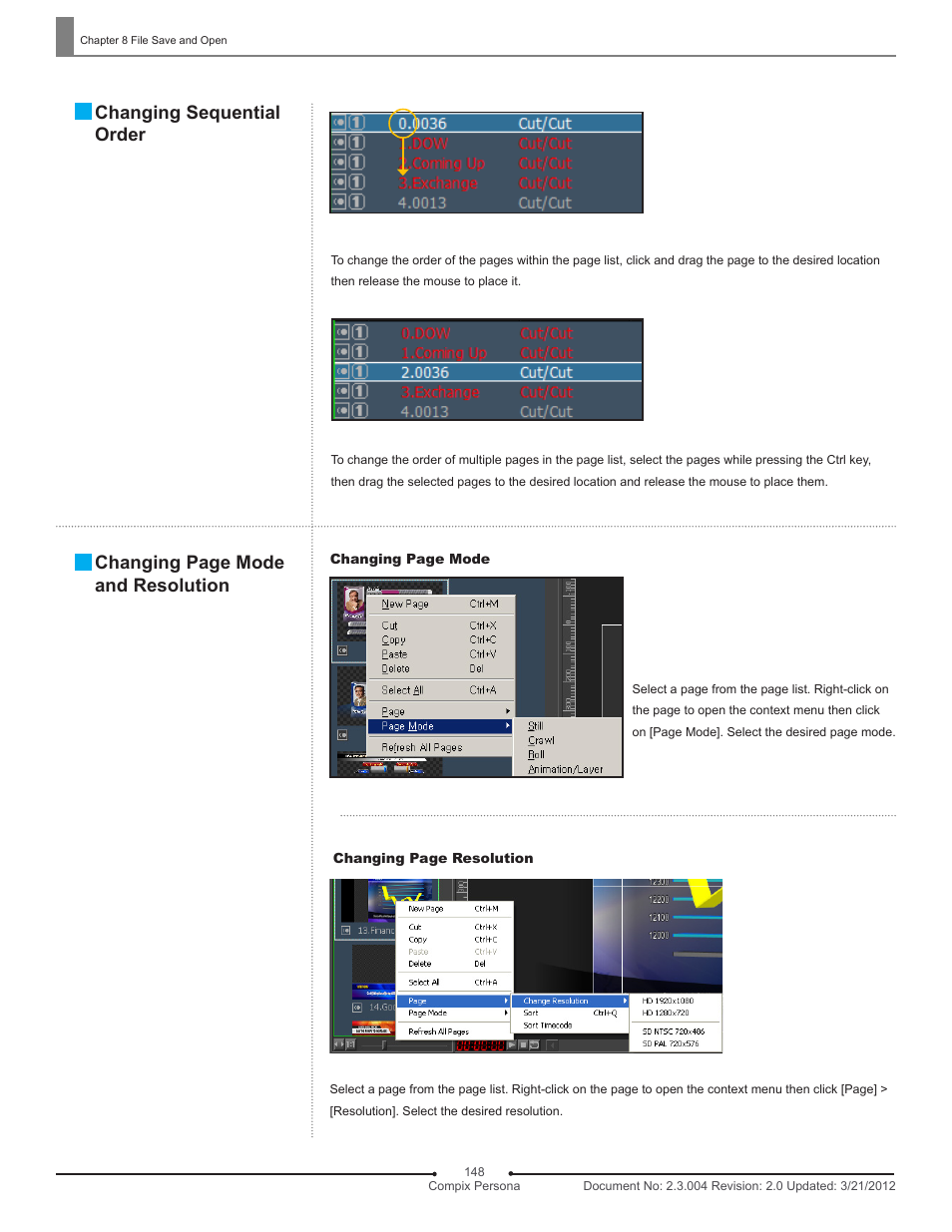 Compix Persona User Manual | Page 148 / 209