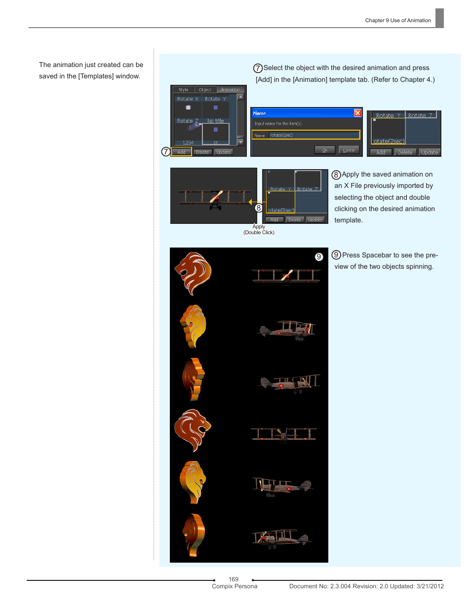 Compix Persona User Manual | Page 169 / 209