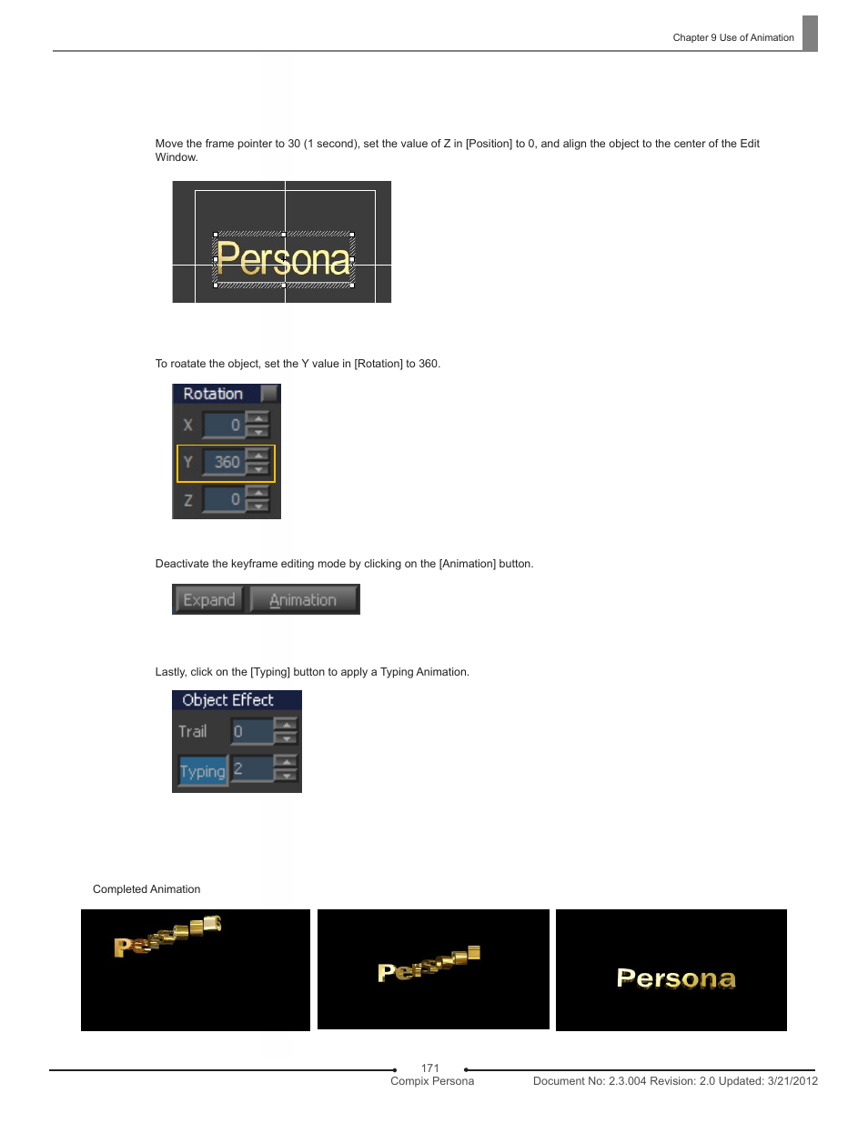 Compix Persona User Manual | Page 171 / 209