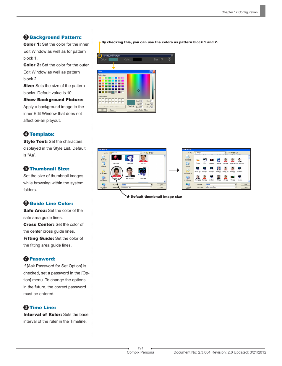 Compix Persona User Manual | Page 191 / 209