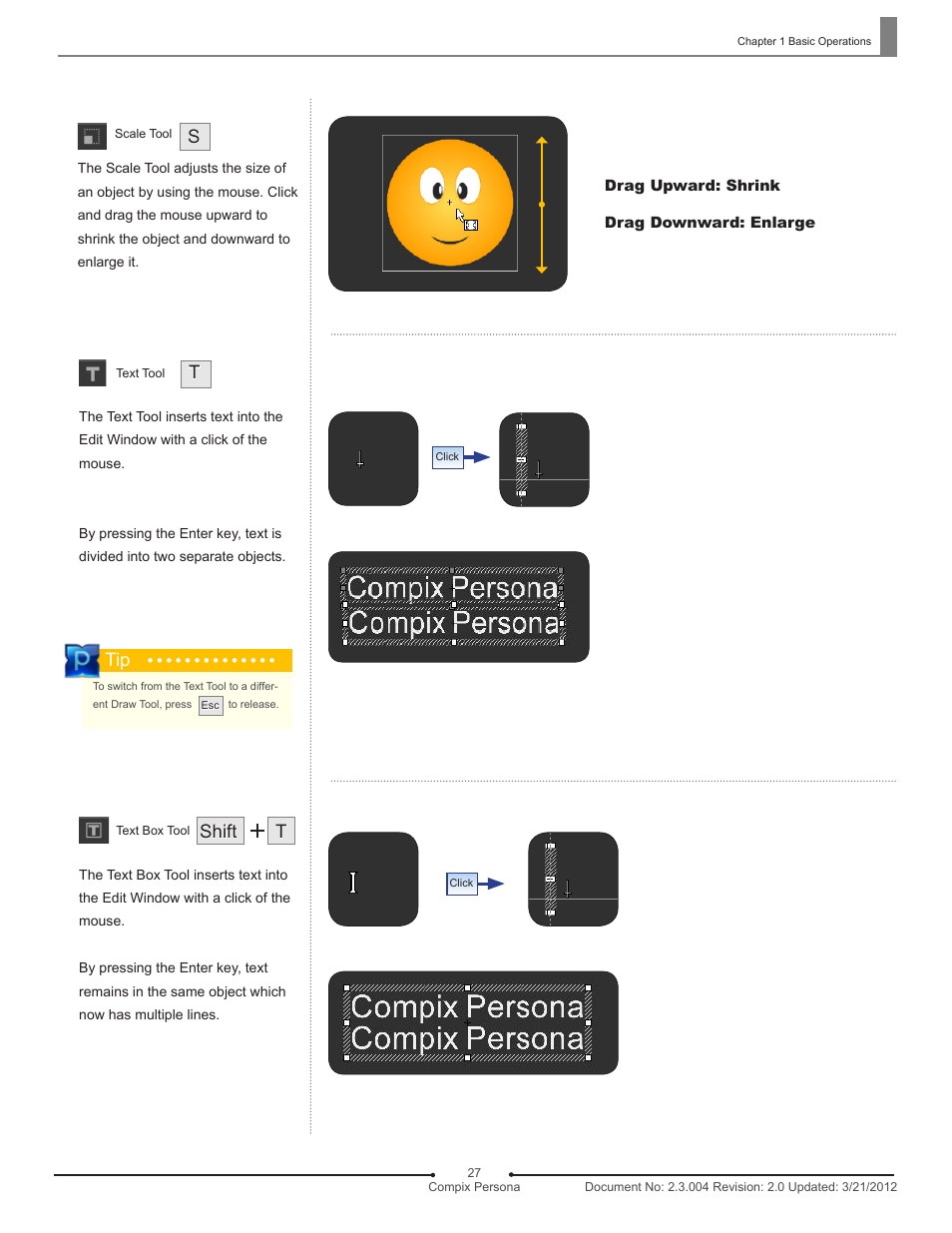 Tshift | Compix Persona User Manual | Page 27 / 209
