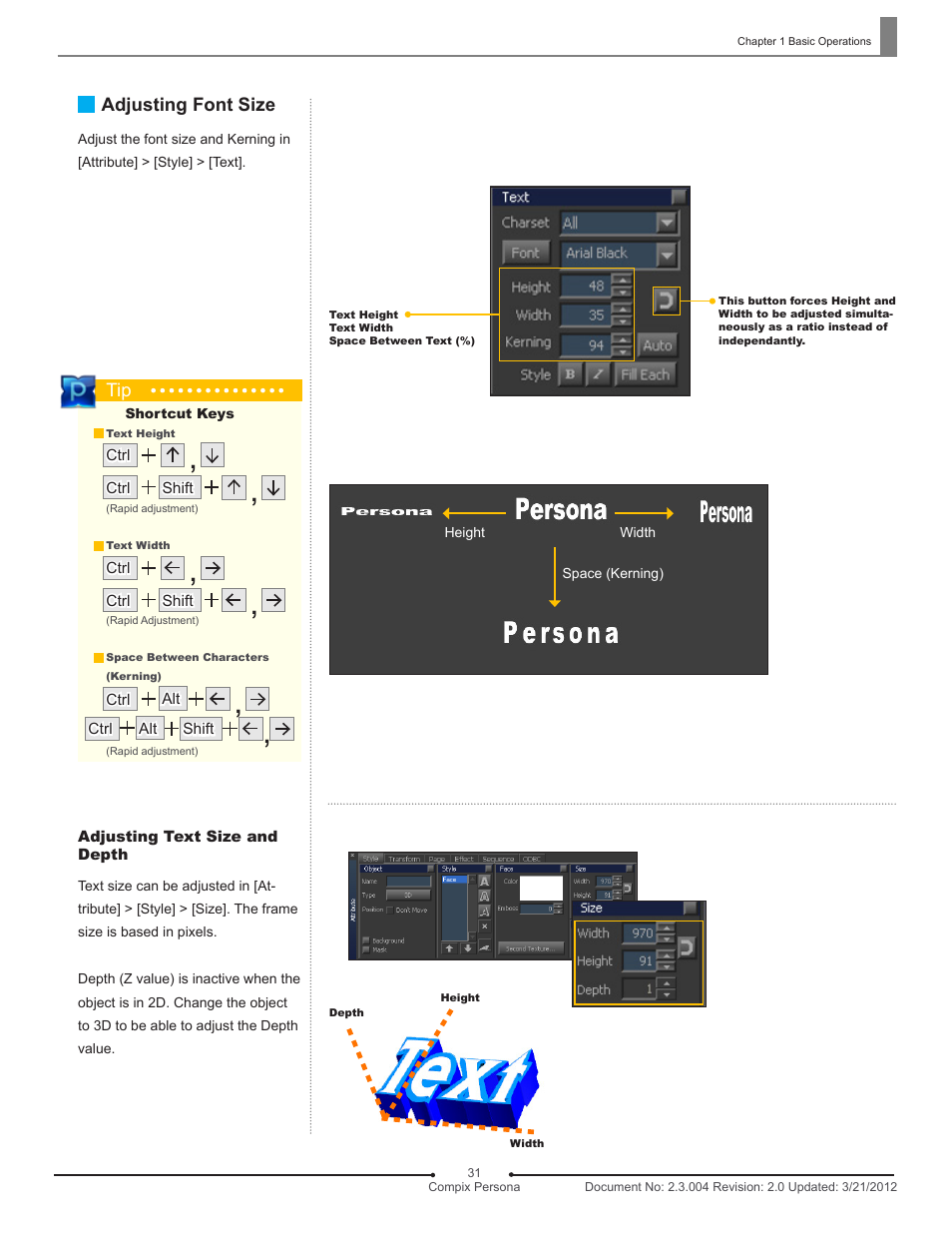 Compix Persona User Manual | Page 31 / 209
