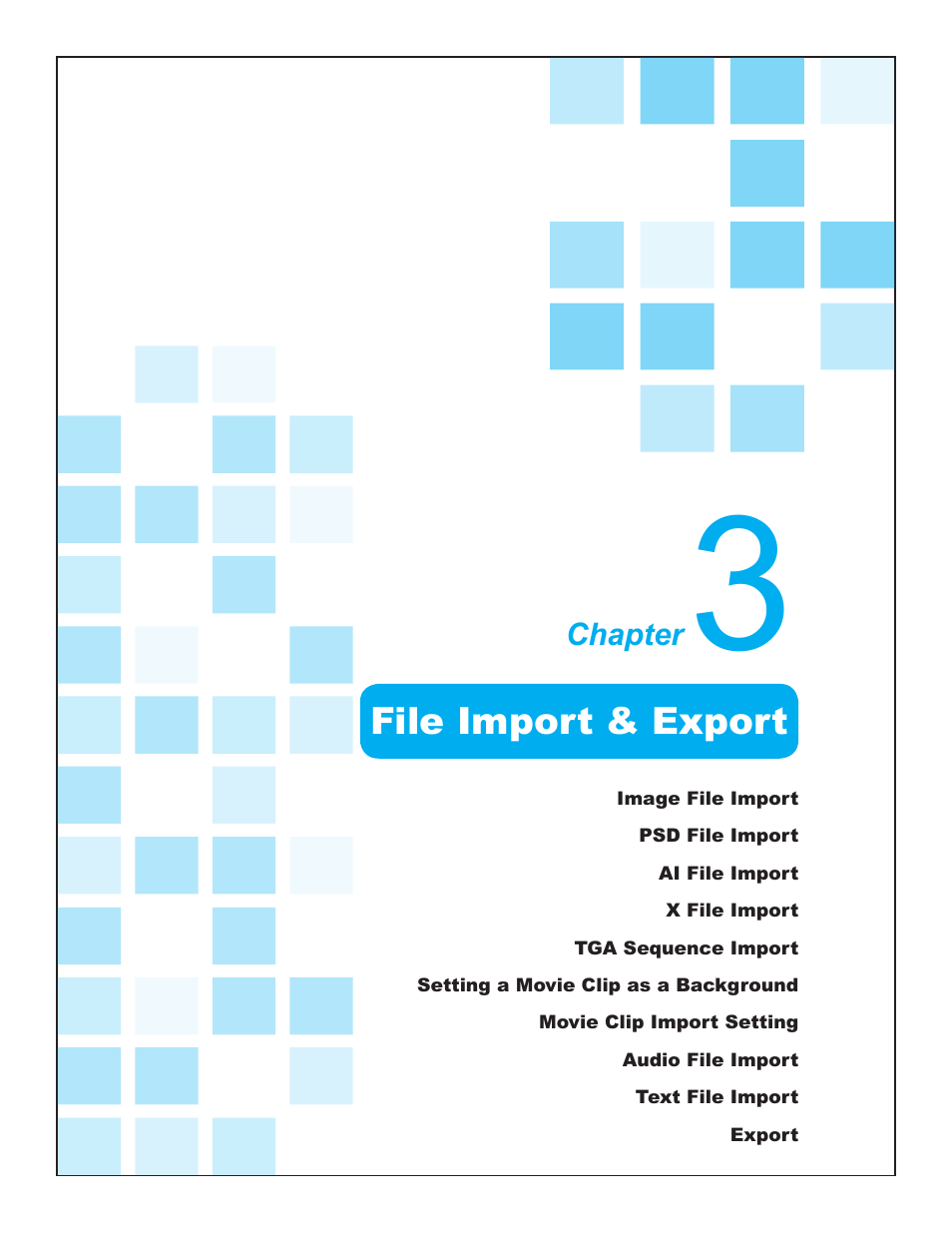 Chapter 3 file import and export, File import & export | Compix Persona User Manual | Page 61 / 209