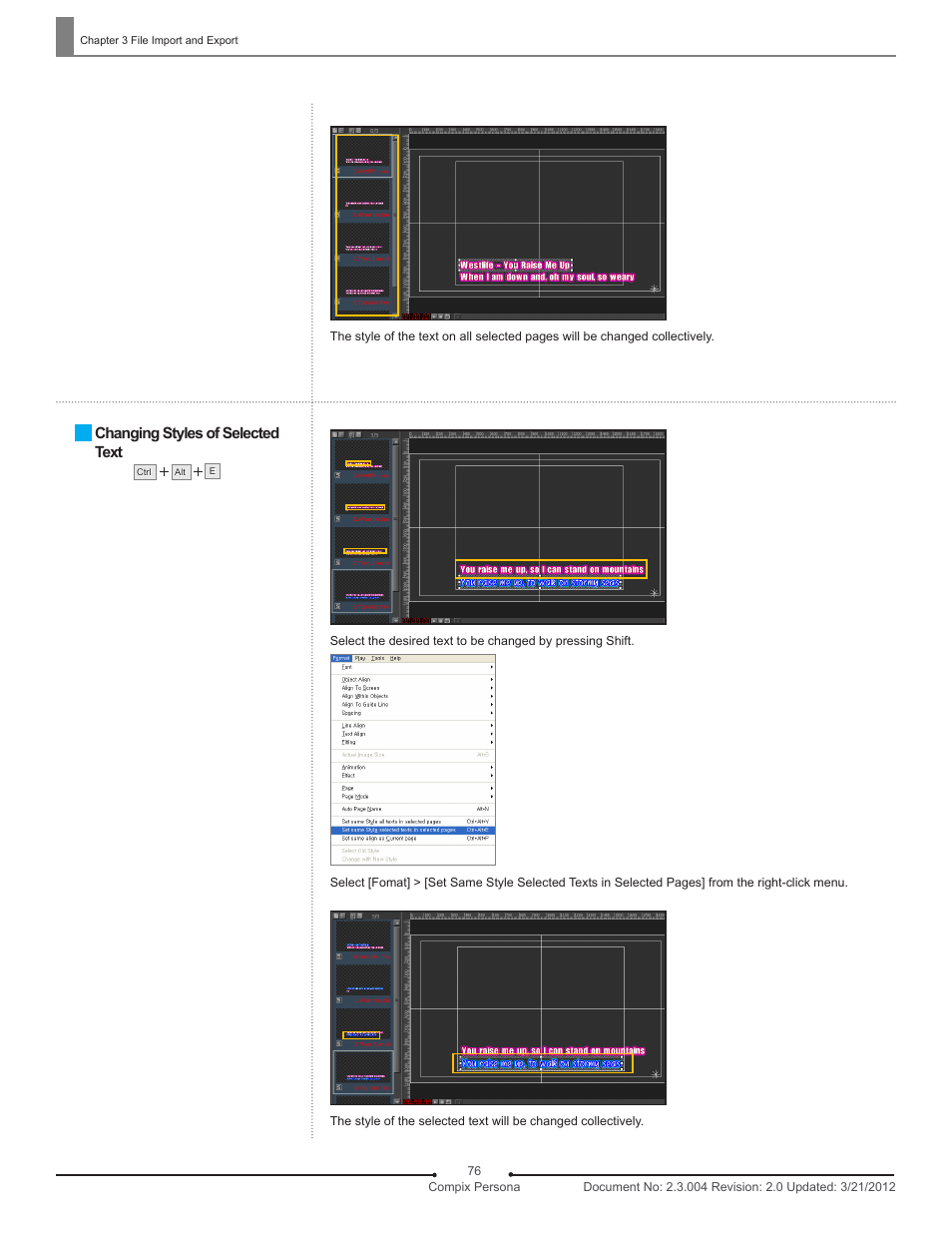 Compix Persona User Manual | Page 76 / 209