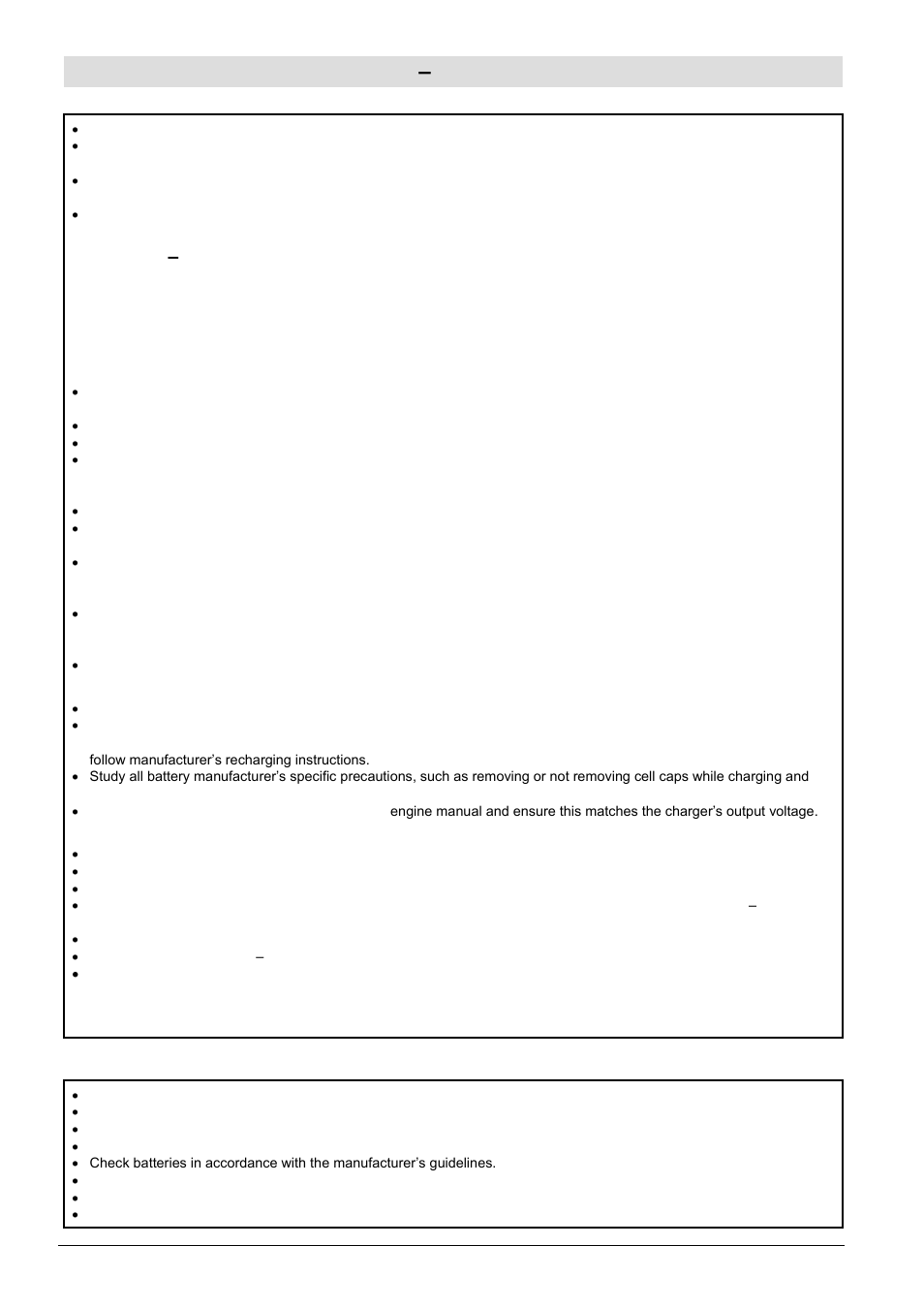Warning – risk of explosive gases, Personal precautions, Prior to installation /commissioning | Charger location and connection | Computronic Controls Sentinel 300P User Manual | Page 2 / 12