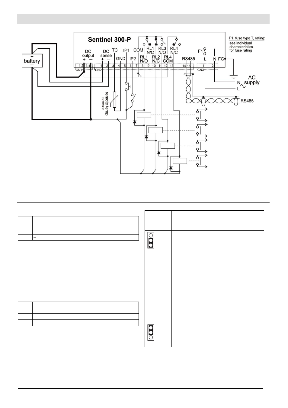 Electrical connection (cont.) | Computronic Controls Sentinel 300P User Manual | Page 6 / 12