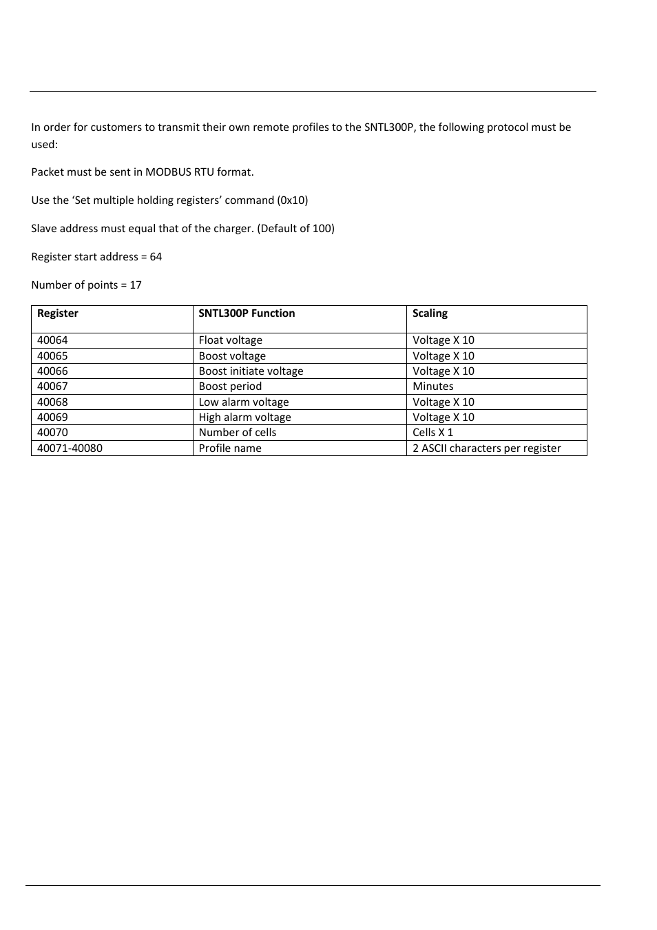 Configuration of sntl300-p via rs485 | Computronic Controls Sentinel 300P User Manual | Page 20 / 22