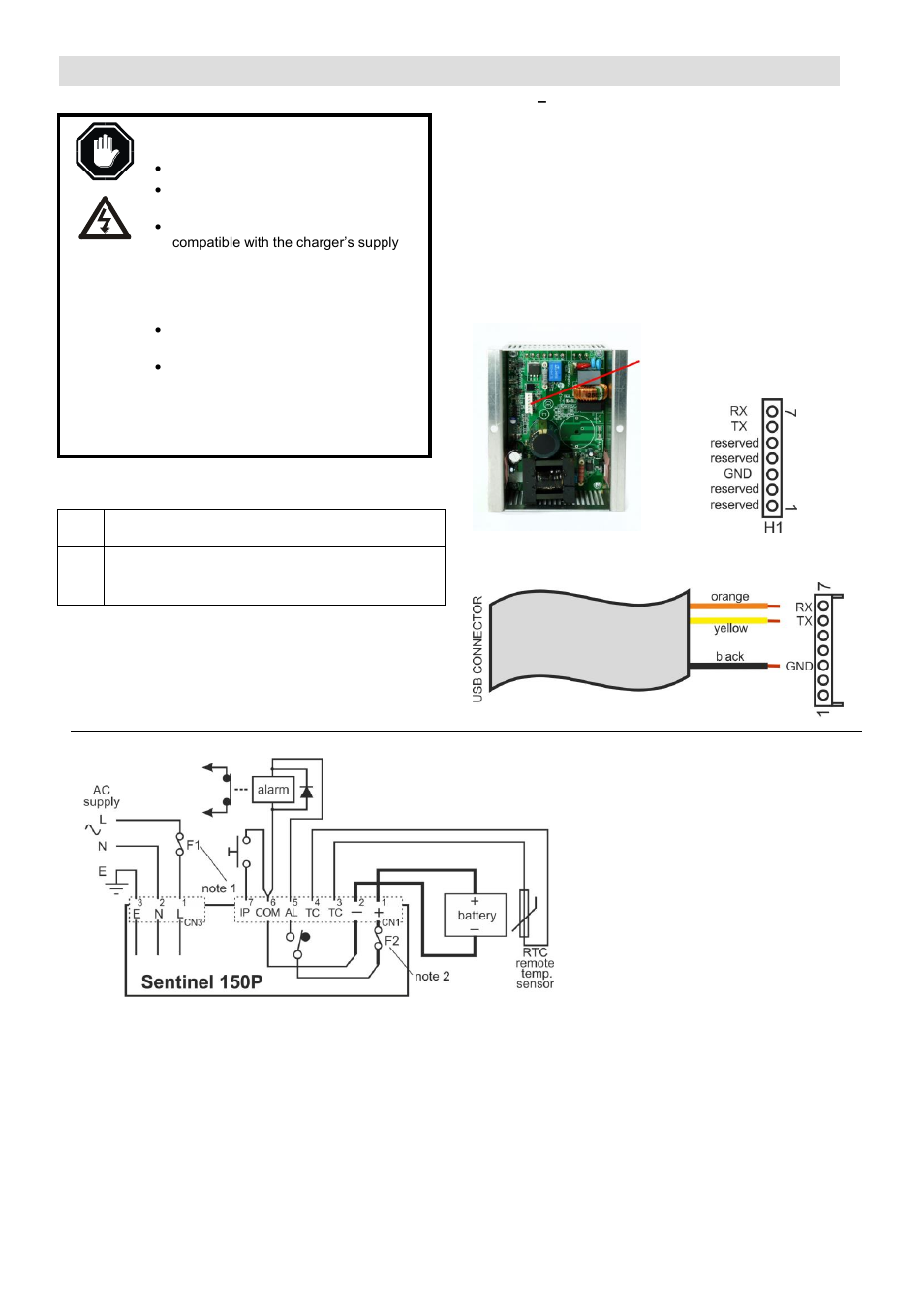 Electrical connection & configuration (cont.) | Computronic Controls Sentinel 150P User Manual | Page 6 / 8