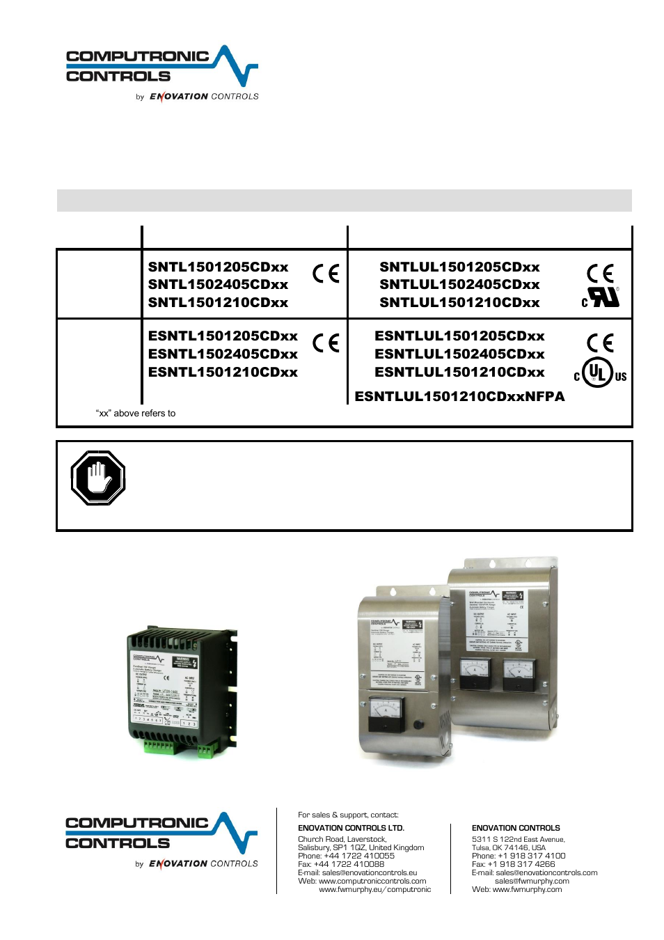 Computronic Controls Sentinel 150 User Manual | 8 pages