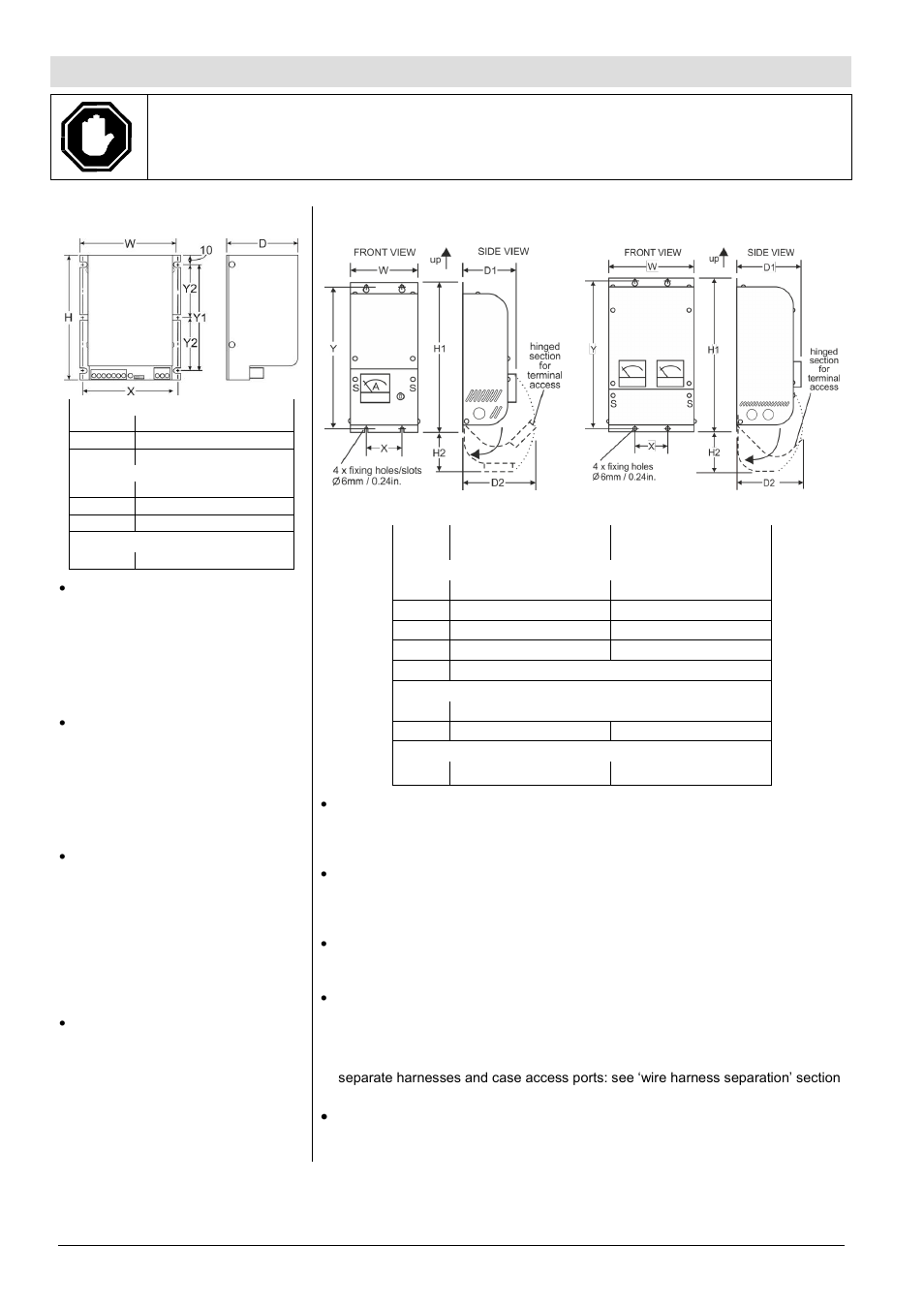 Dimensions and assembly | Computronic Controls Sentinel 150 User Manual | Page 4 / 8