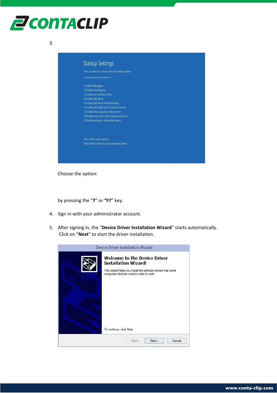 CONTA-CLIP EMS plotter drivers User Manual | Page 4 / 11