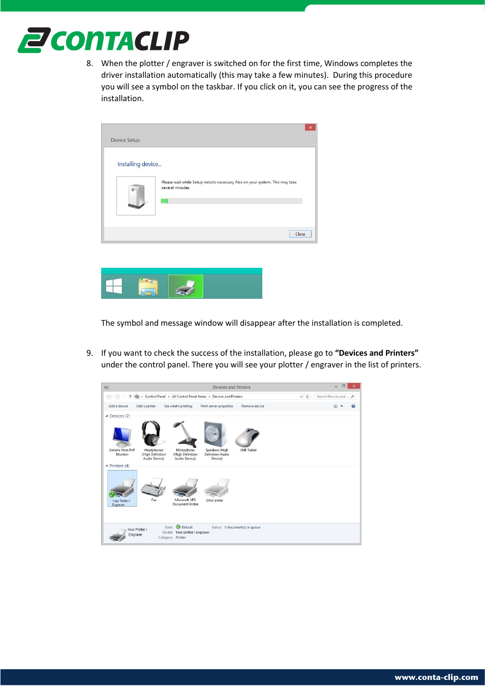 CONTA-CLIP EMS plotter drivers User Manual | Page 6 / 11