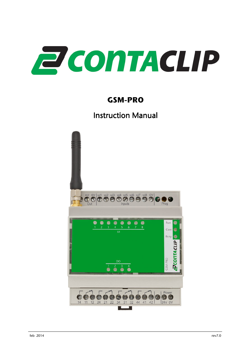 CONTA-CLIP GSM-PRO User Manual | 48 pages