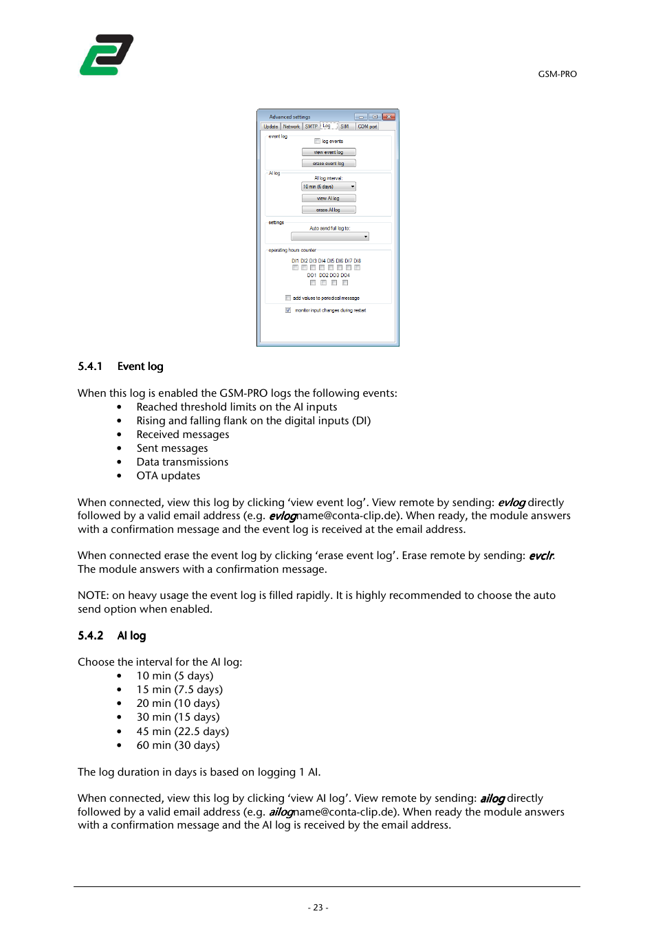 CONTA-CLIP GSM-PRO User Manual | Page 25 / 48