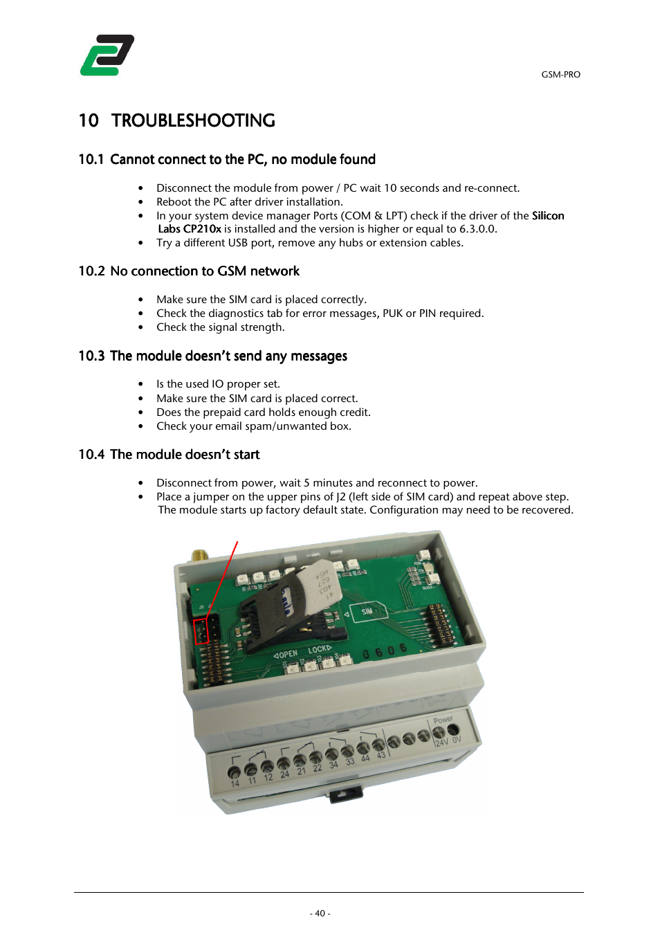 CONTA-CLIP GSM-PRO User Manual | Page 42 / 48