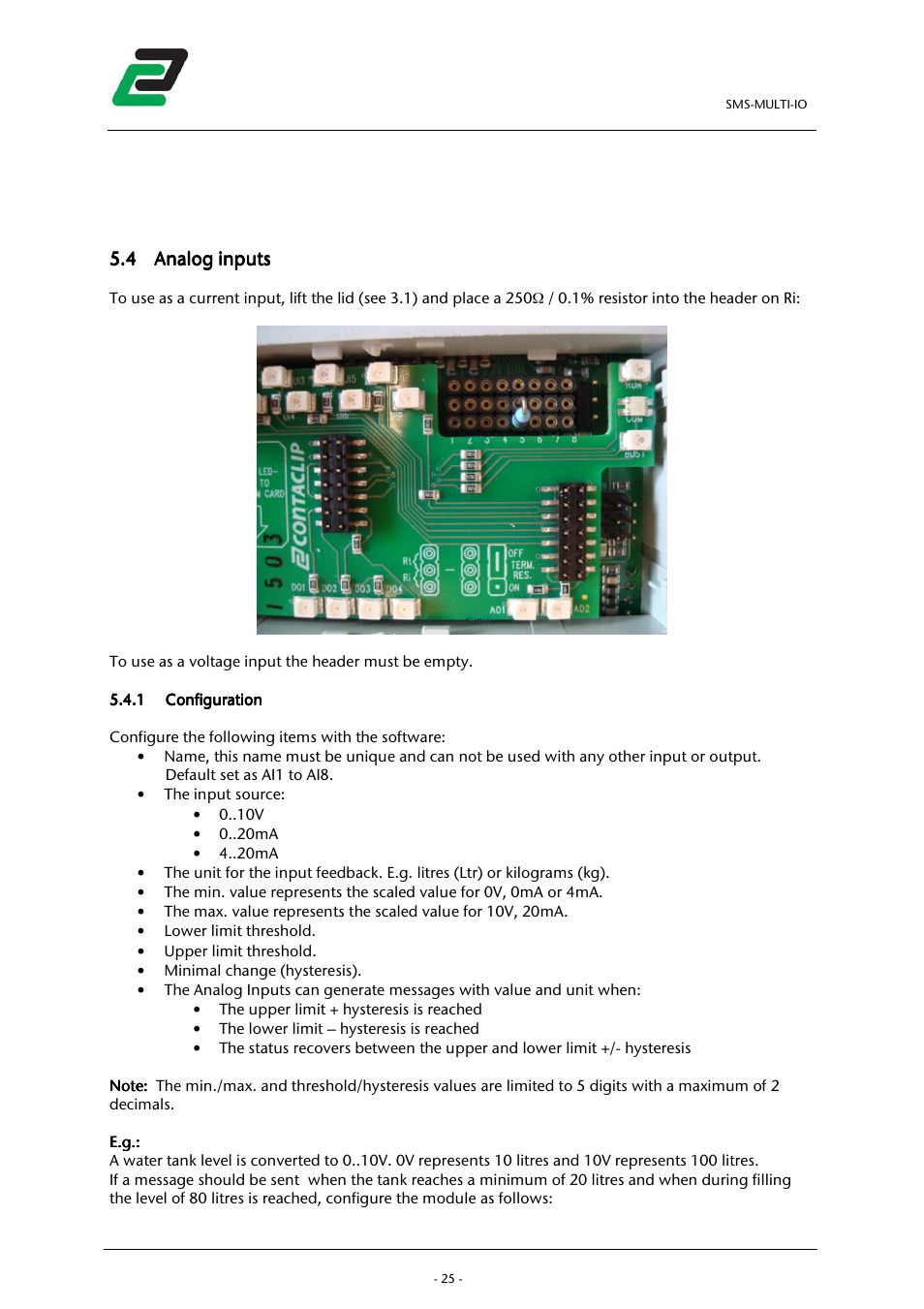 CONTA-CLIP SMS-MULTI I/O User Manual | Page 26 / 35