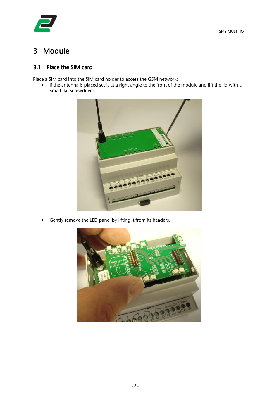 3module module module module | CONTA-CLIP SMS-MULTI I/O User Manual | Page 9 / 35