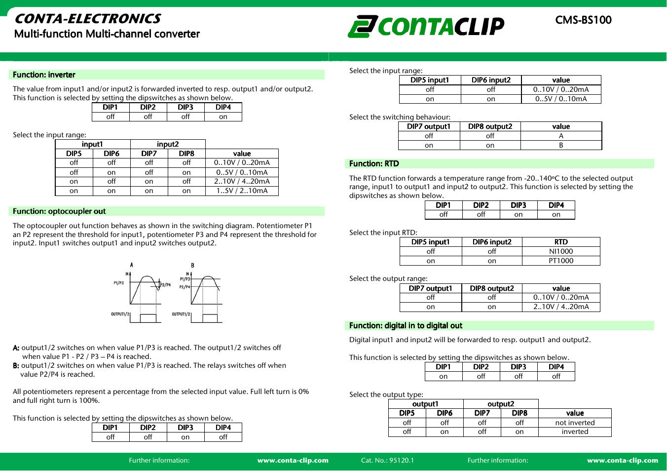 Conta-electronics | CONTA-CLIP CMS-BS 100 User Manual | Page 3 / 5