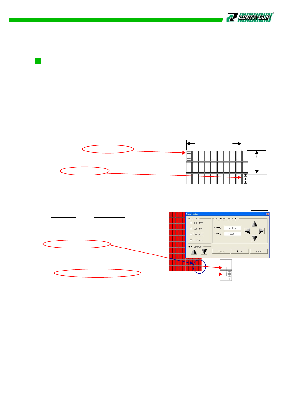Scale factor | CONTA-CLIP CONTA-Sign 4.3 User Manual | Page 21 / 42