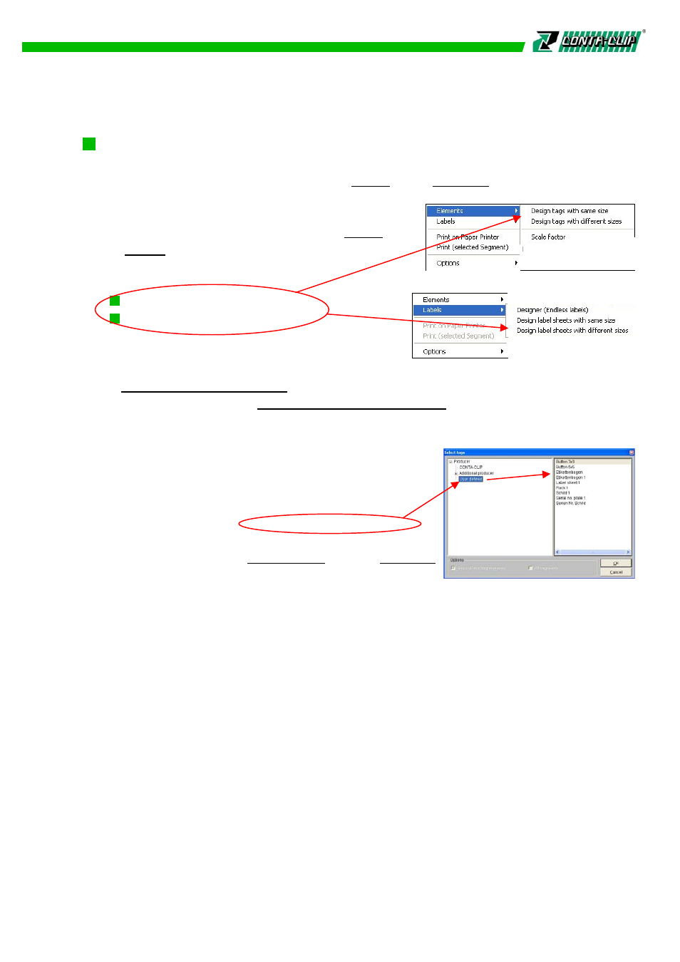 CONTA-CLIP CONTA-Sign 4.3 User Manual | Page 22 / 42