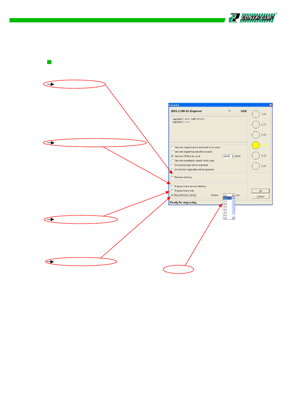 CONTA-CLIP CONTA-Sign 4.3 User Manual | Page 36 / 42
