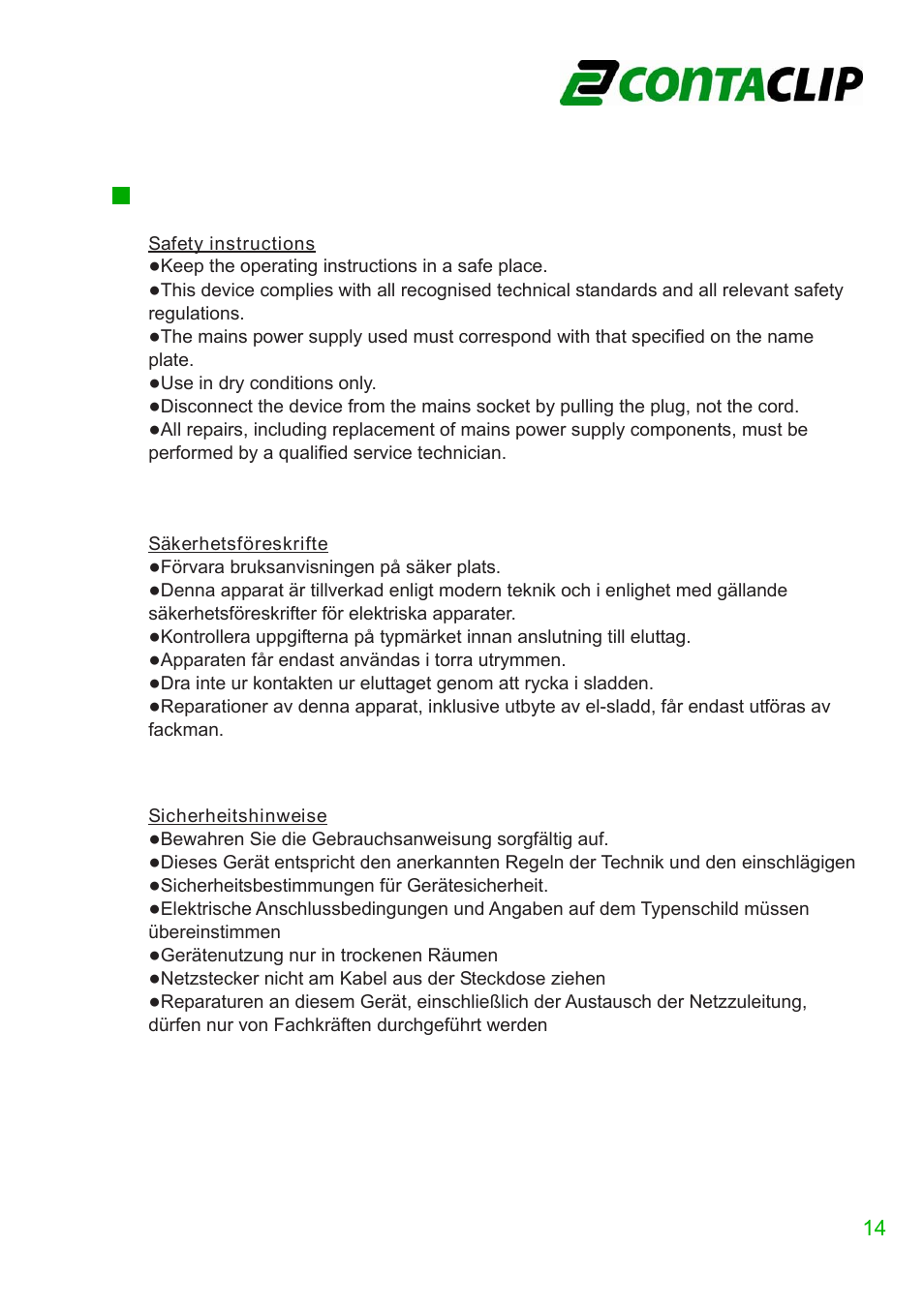 CONTA-CLIP EMS-2-Plotter-System User Manual | Page 15 / 16