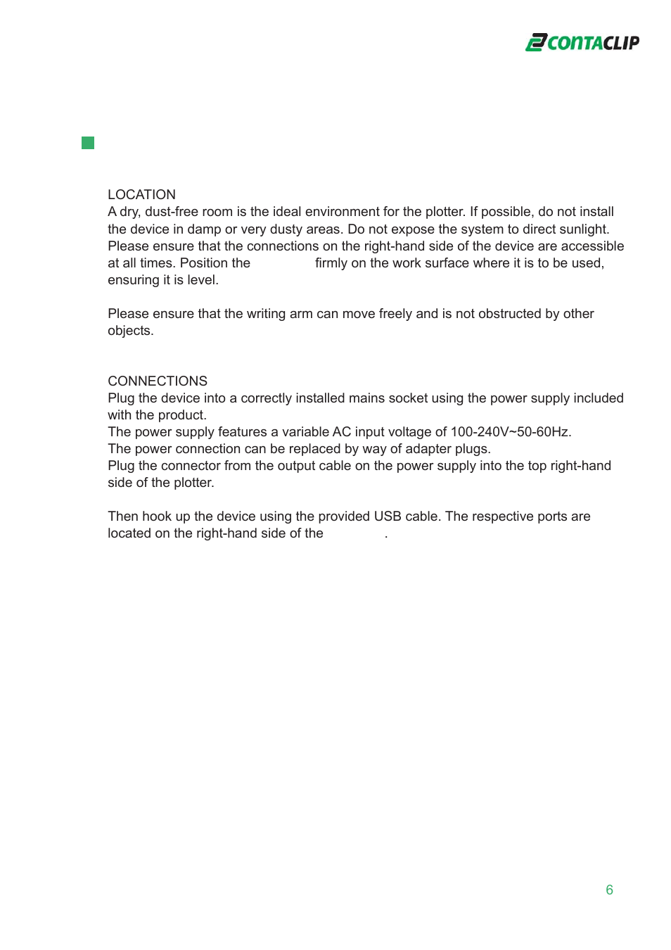 CONTA-CLIP EMS-eco-Plotter-System User Manual | Page 6 / 16