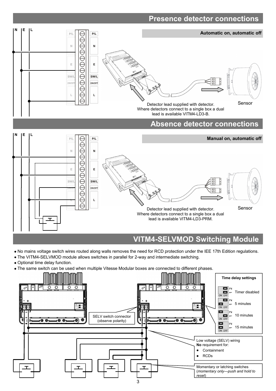 CP Electronics VITM4 (old ceiling rose) User Manual | Page 3 / 4