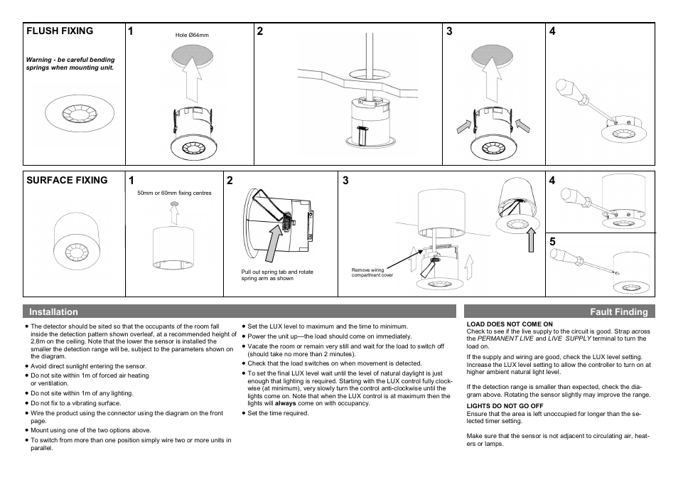 CP Electronics VITMR-EBDSPIR-B User Manual | Page 2 / 2