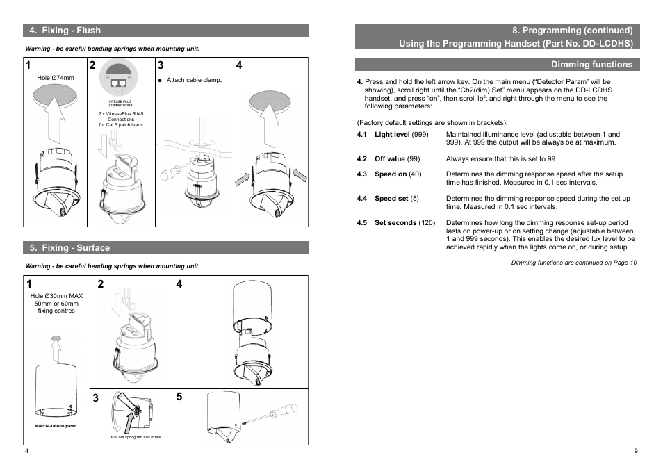 CP Electronics VITP-MWS3A User Manual | Page 4 / 6