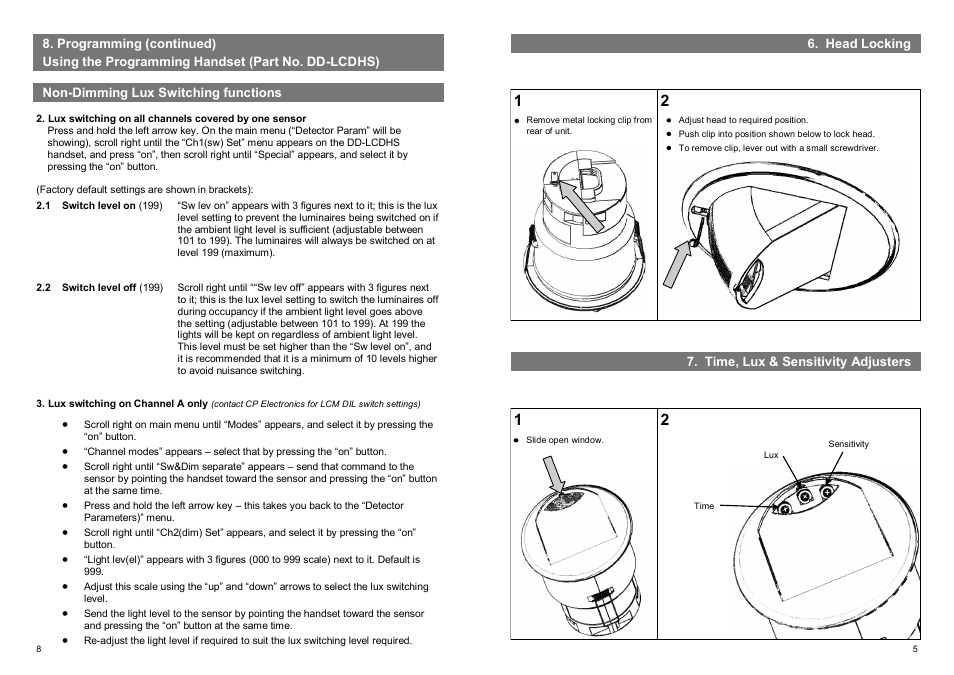 CP Electronics VITP-MWS3A User Manual | Page 5 / 6